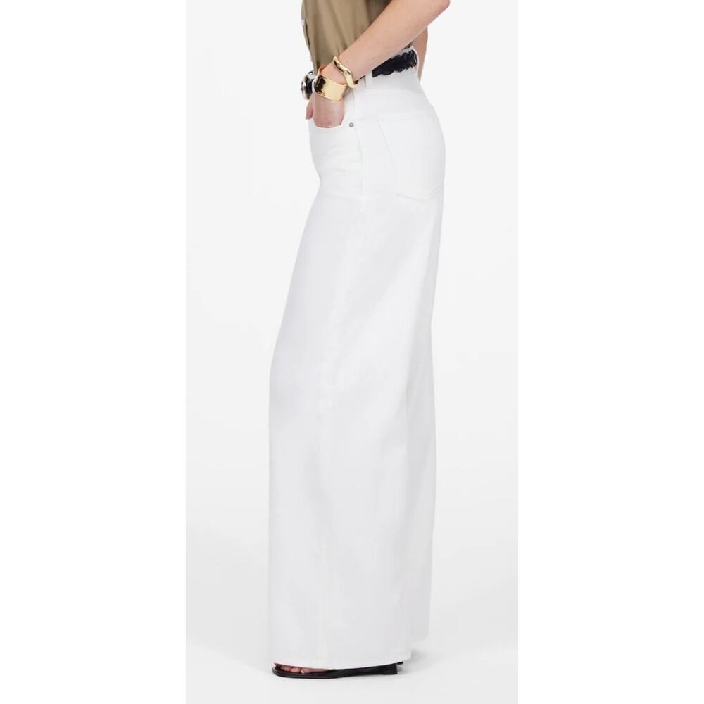 Madewell Superwide Leg Jeans Tile White High Rise 32P NWT - Picture 3 of 7